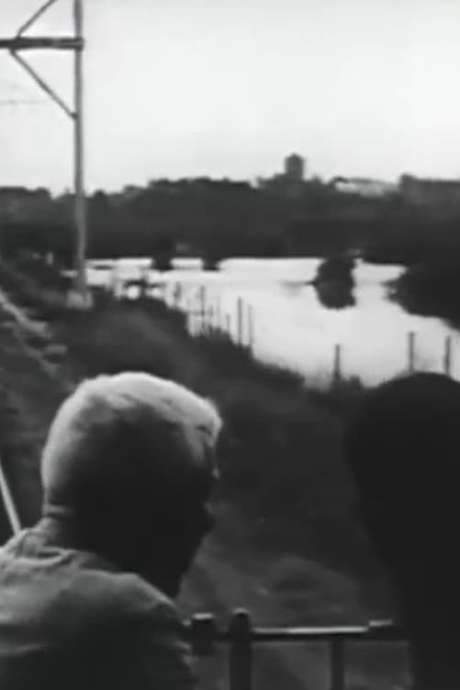    Distinguished physician and sanitation officer Dr. William Gorgas takes a train ride around Colón, Panama Canal Zone with a companion.  